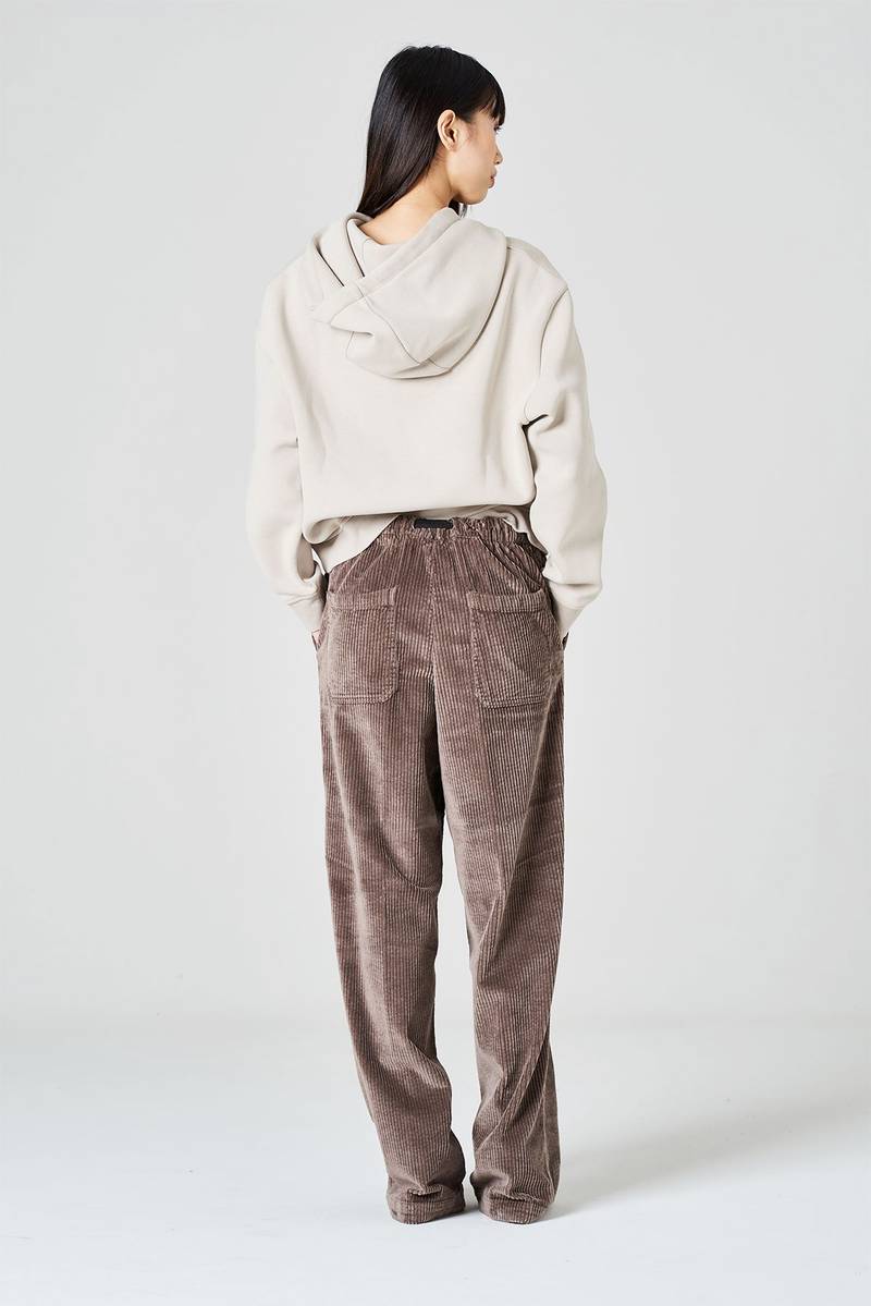 White Sand Pantalone Palazzo In Velluto