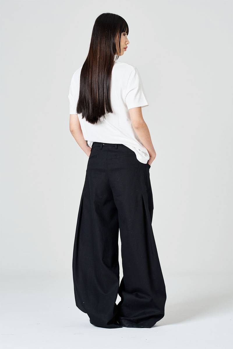 White Sand Pantalone Palazzo Vita Alta