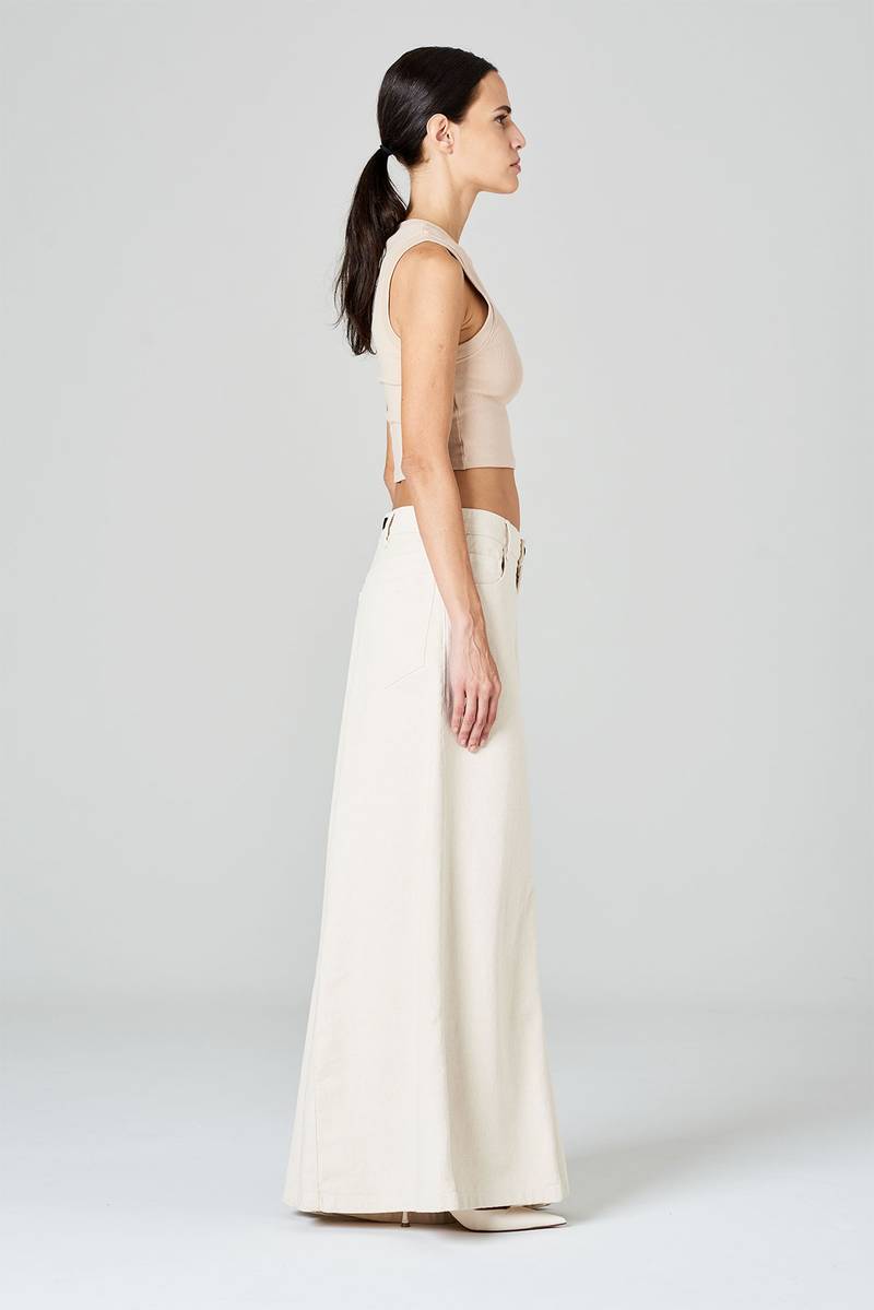 White Sand Pantaloni In Tessuto Modal