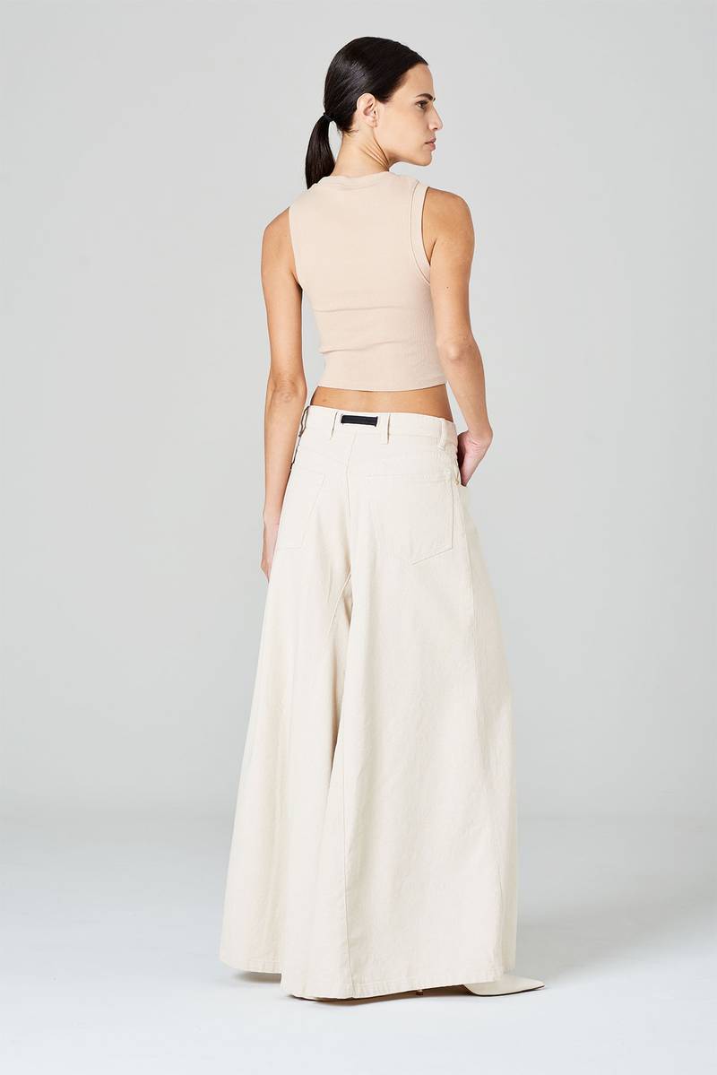 White Sand Pantaloni In Tessuto Modal