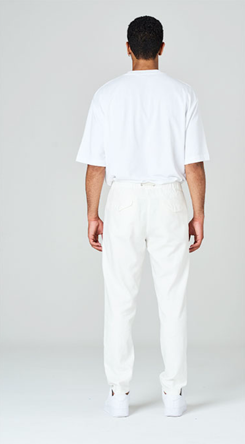 White Sand Pantaloni Regular Fit Con Doppia Pince