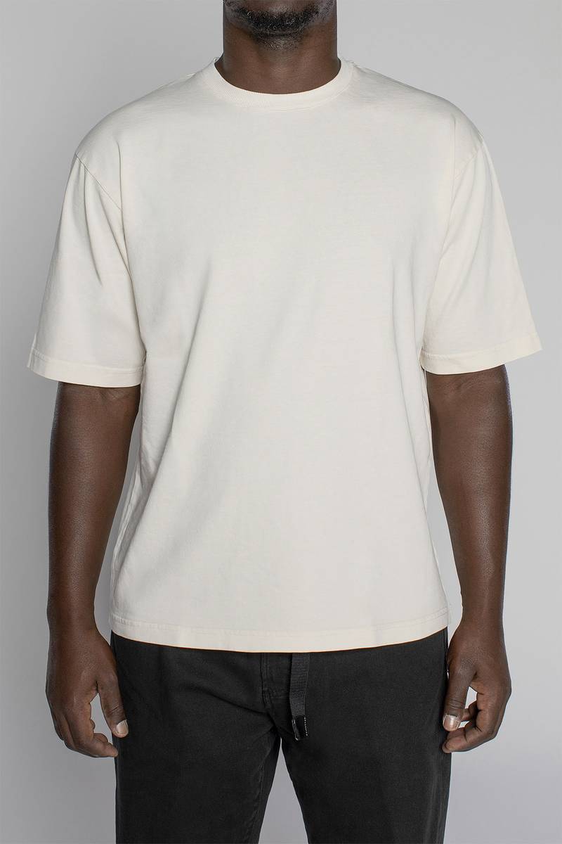 White Sand T-shirt Jersey Di Cotone