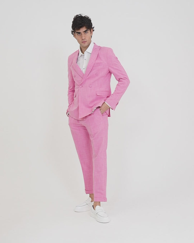 Why Not Brand Abito Doppiopetto Con Bottoni In Tessuto