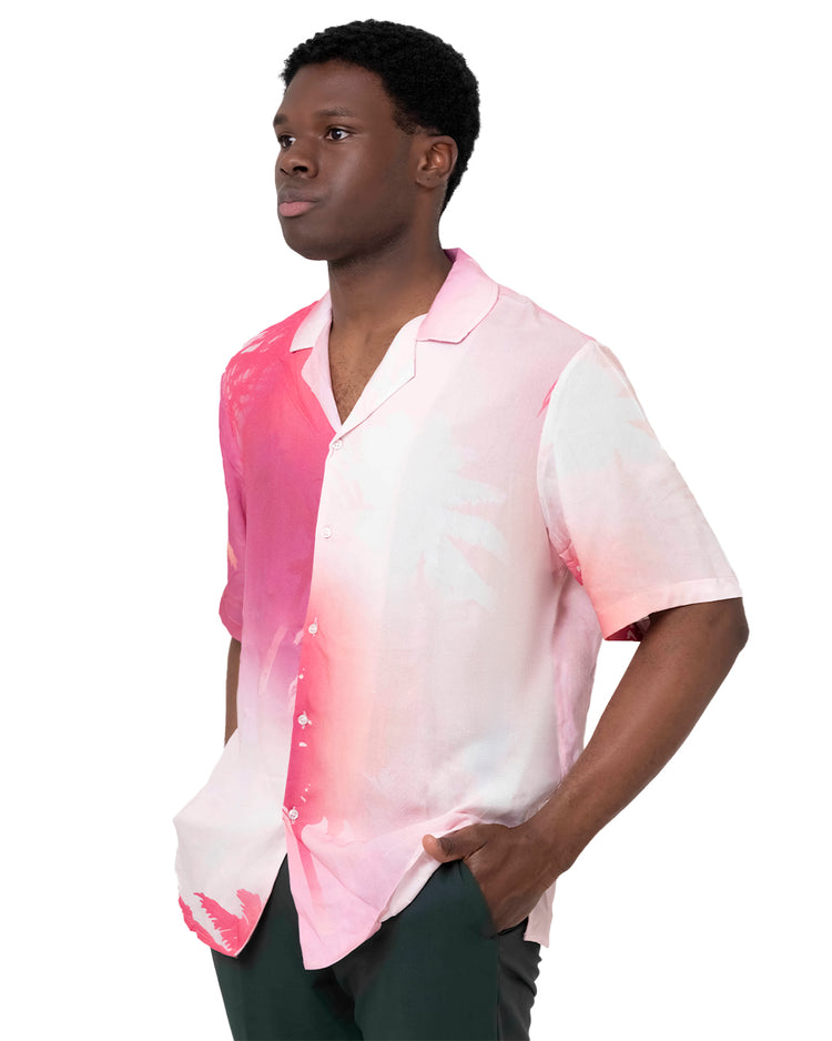 Why Not Brand Camicia Manica Corta Bicolore Con Colletto Bowling