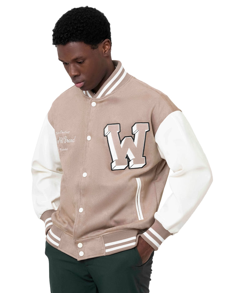 Why Not Brand Giacca Con Patch Ricamato A Mano E Slogan Cucito