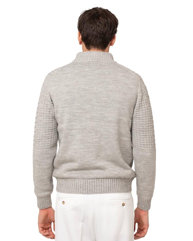 Why Not Brand Maglione Con Zip Ed Interni In Pelliccia