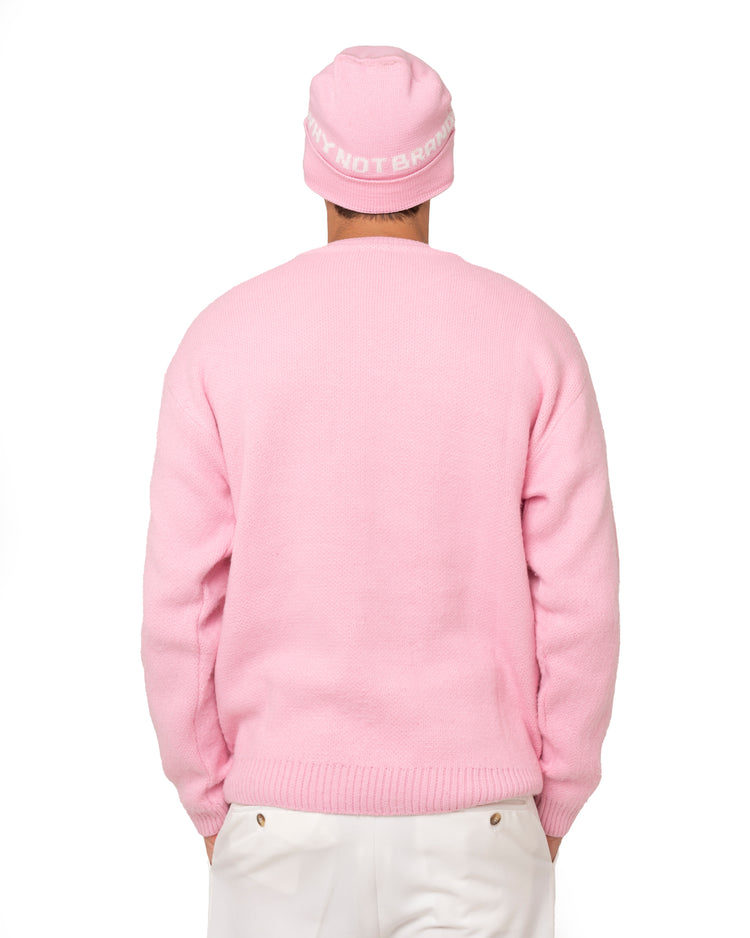 Why Not Brand Maglione Girocollo In Mohair Con Logo