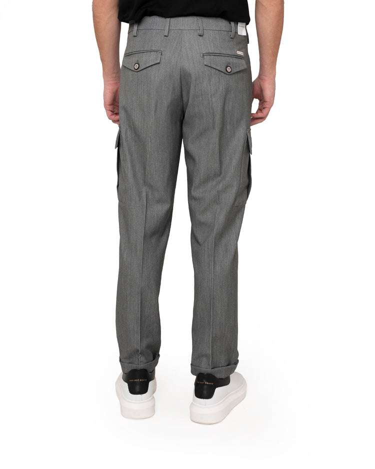 Why Not Brand Pantalone Con Abbotonatura Laterale E Pinces