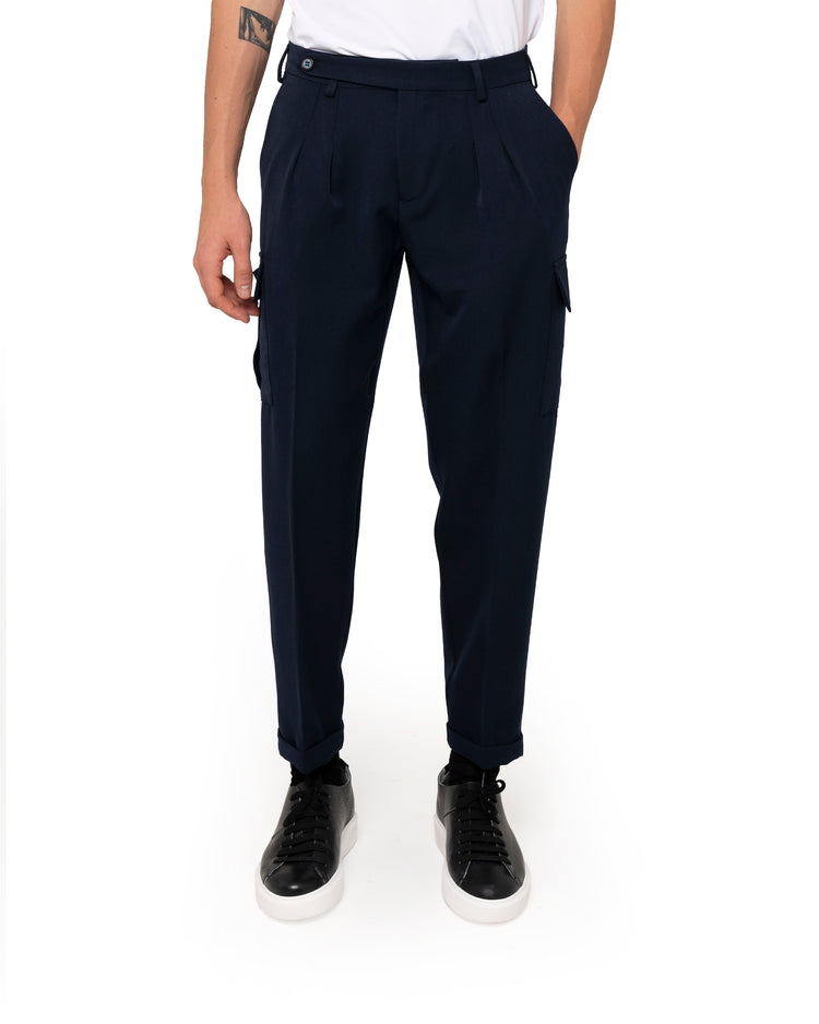 Why Not Brand Pantalone Con Abbotonatura Laterale E Pinces