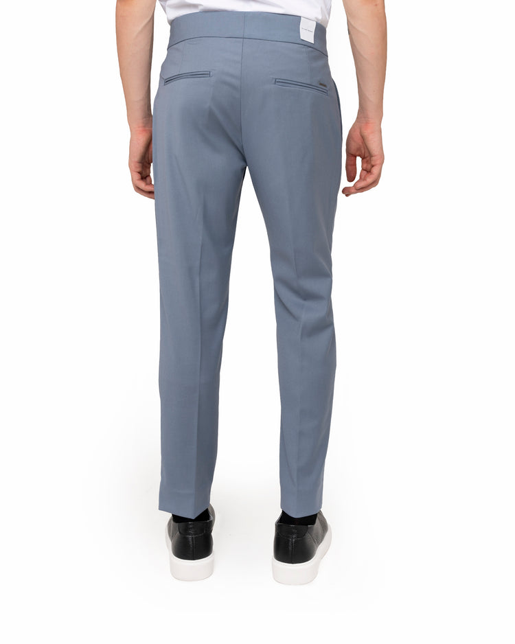 Why Not Brand Pantalone Con Pinces E Chiusura A Doppia Fibbia