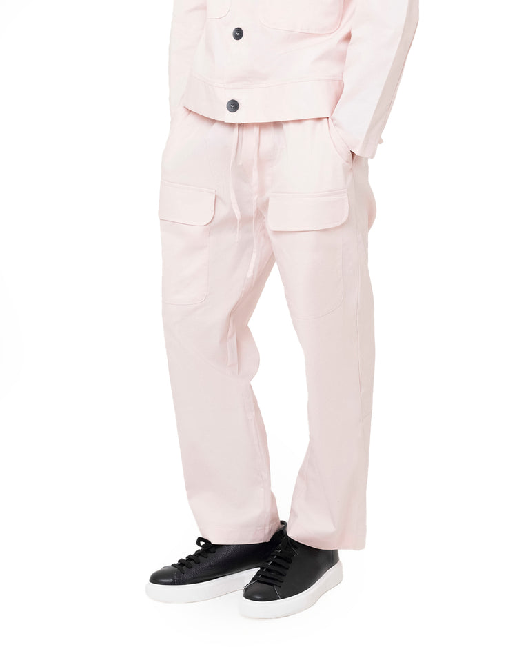 Why Not Brand Pantalone Con Tasche Avanti E Laccio Tinta Su Tinta