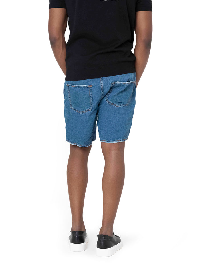 Why Not Brand Short In Tela Fissa Sfrangiato Su Fondo