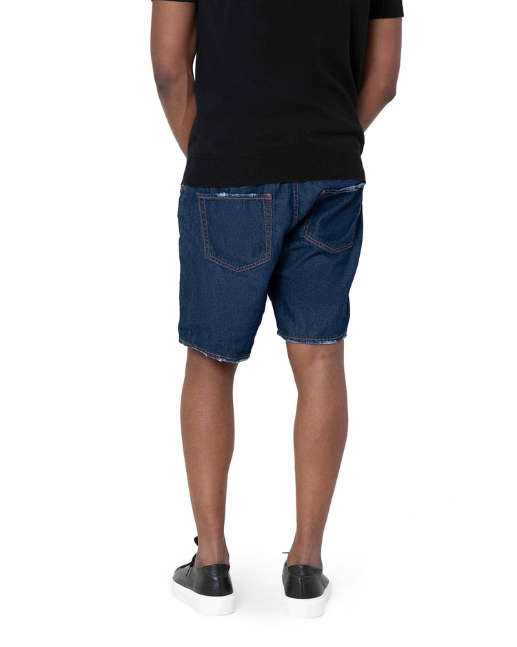 Why Not Brand Short In Tela Fissa Sfrangiato Su Fondo Comfort