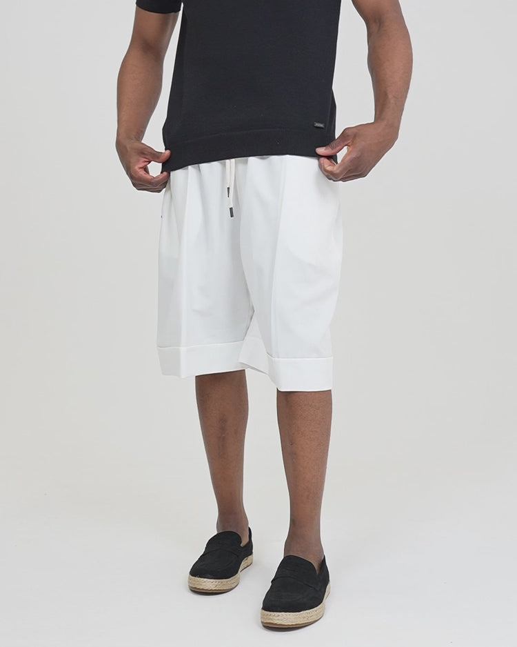 Why Not Brand Short Over Con Laccio E Risvolto Al Fondo