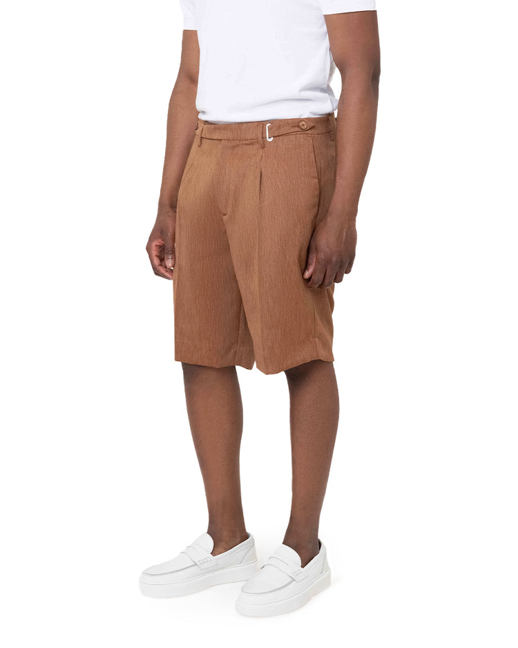 Why Not Brand Short Sartoriale Con Pences Chiusura Laterale Con Tasca A Filo