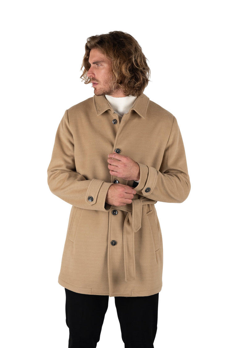 Why Not Brand Cappotto Con Laccio Alla Vita