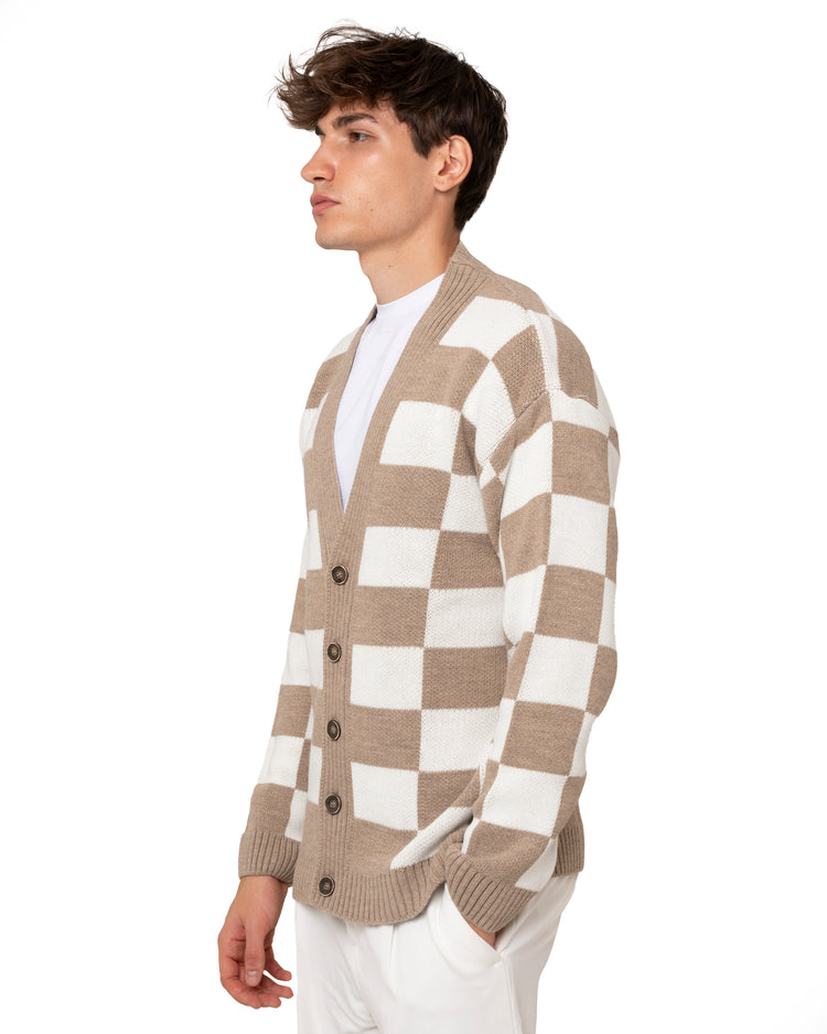 Why Not Brand Cardigan Con Fantasia Quadri