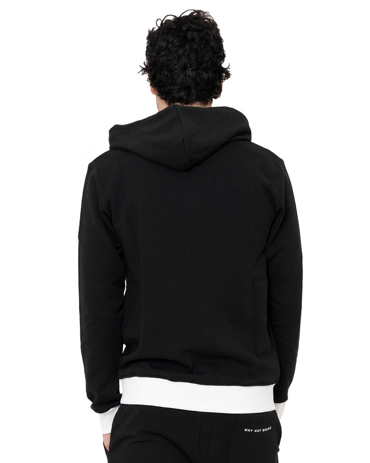 Why Not Brand Felpa Con Zip E Tasche Con Cappuccio