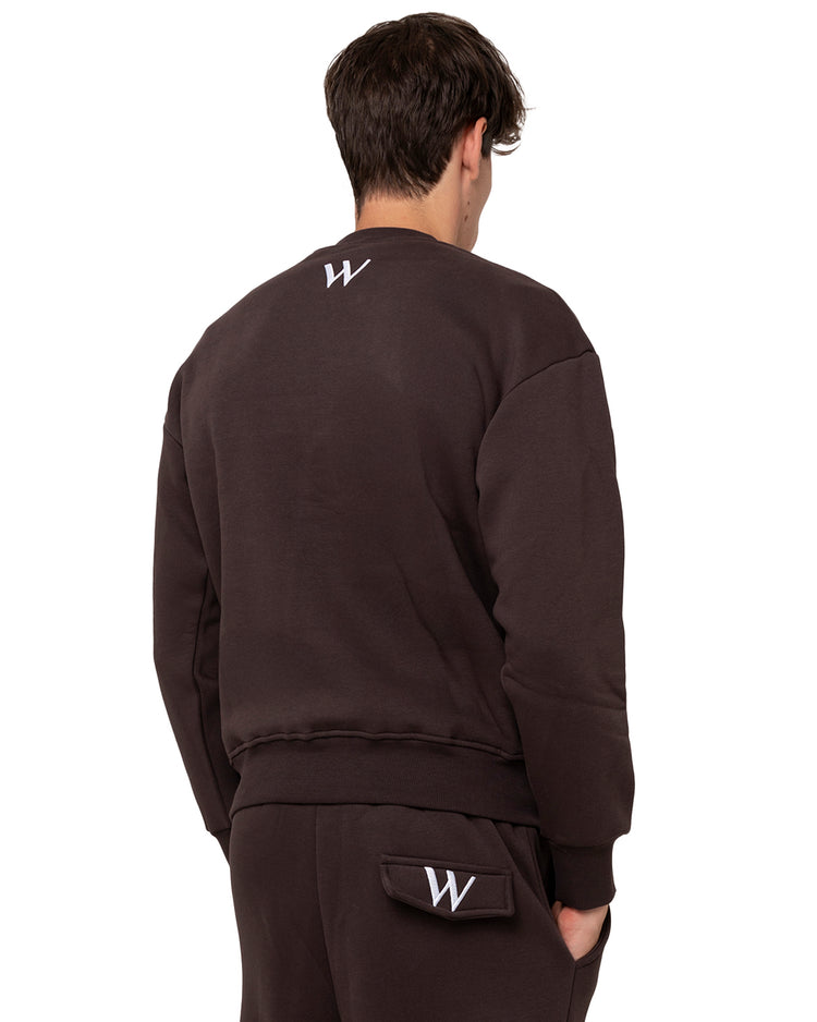 Why Not Brand Felpa Essential Girocollo