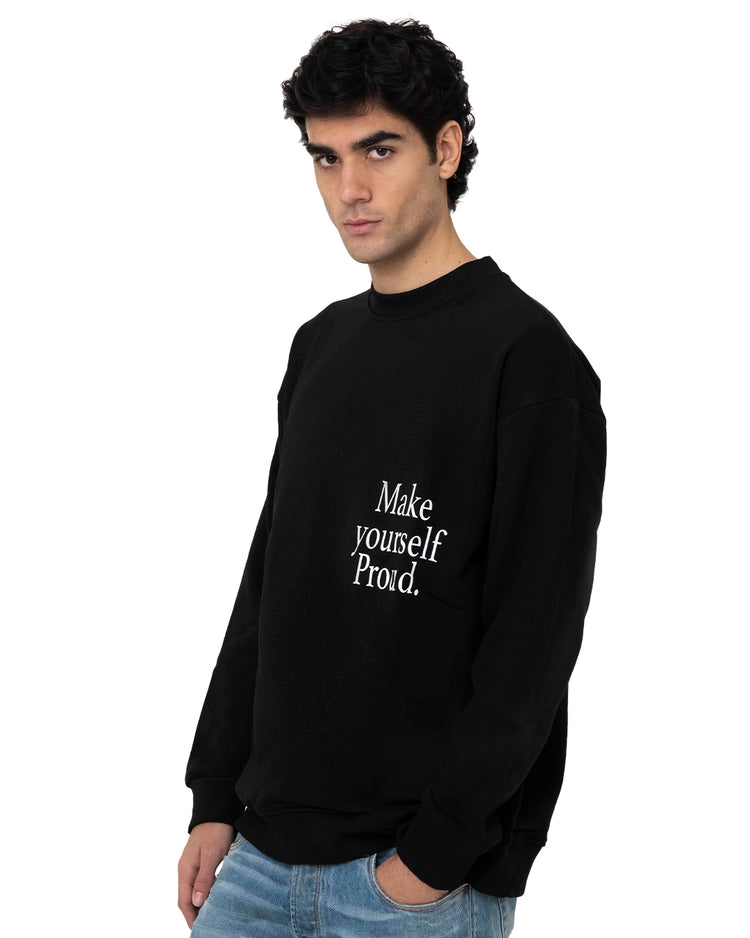 Why Not Brand Felpa Girocollo Stampa Lato Cuore