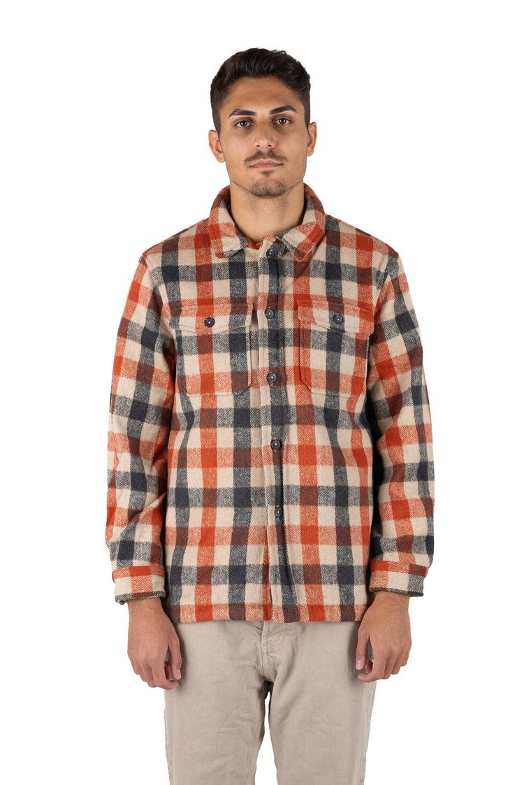 Why not brand Giacca Camicia a quadri Arancione
