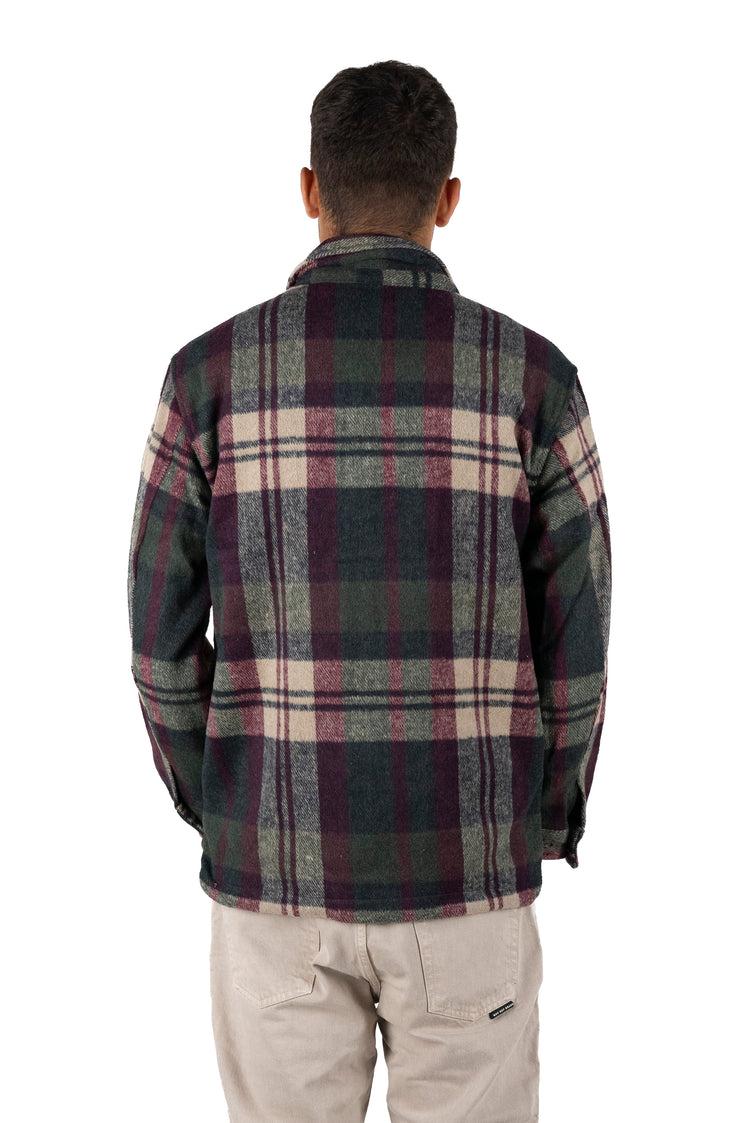 Why Not Brand Giacca Camicia A Quadri Verde