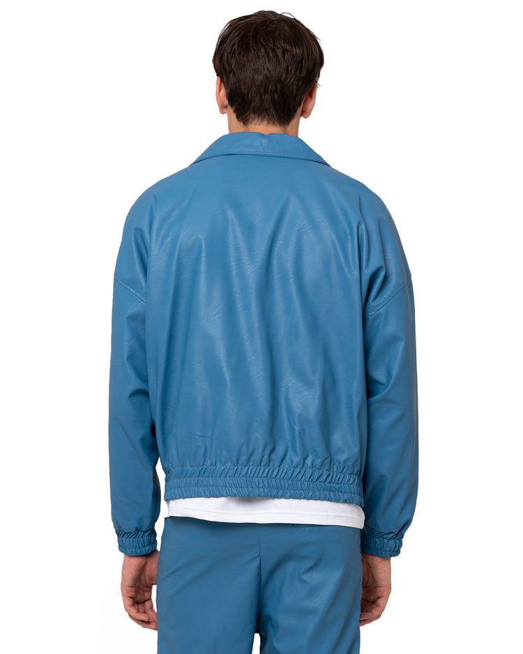 Why Not Brand Giacca In Ecopelle Con Zip