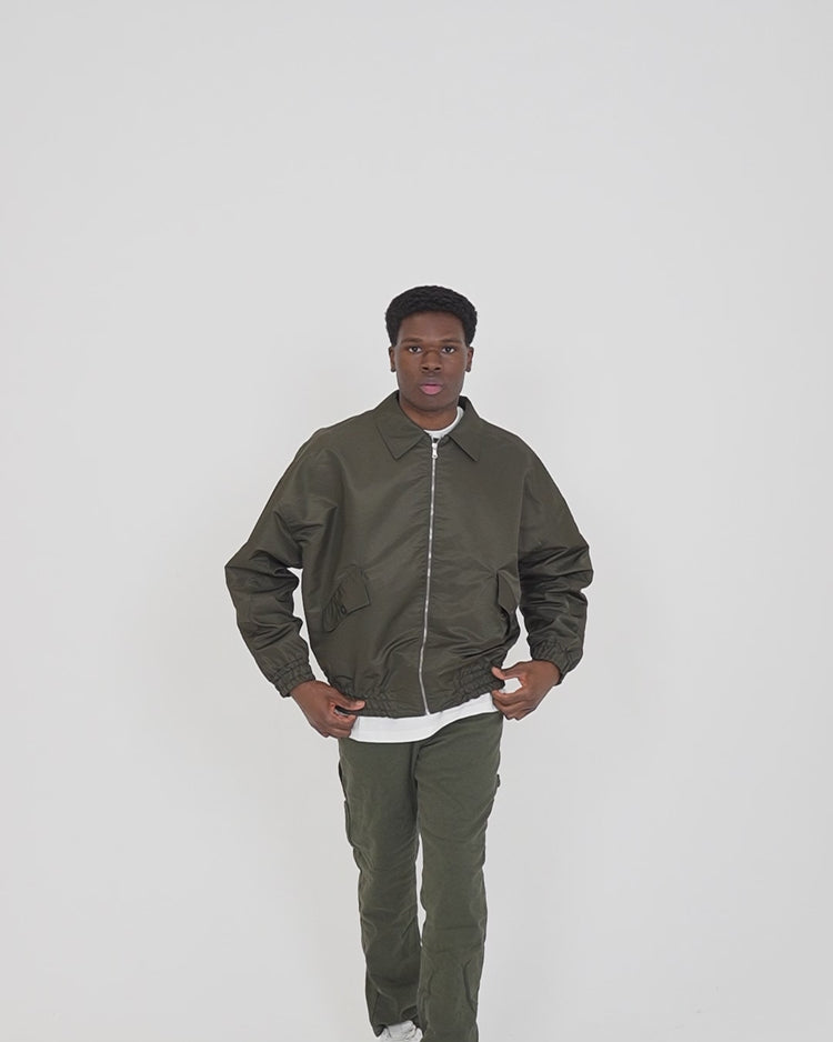 Why Not Brand Giubbino Con Slogan Cucito Retro