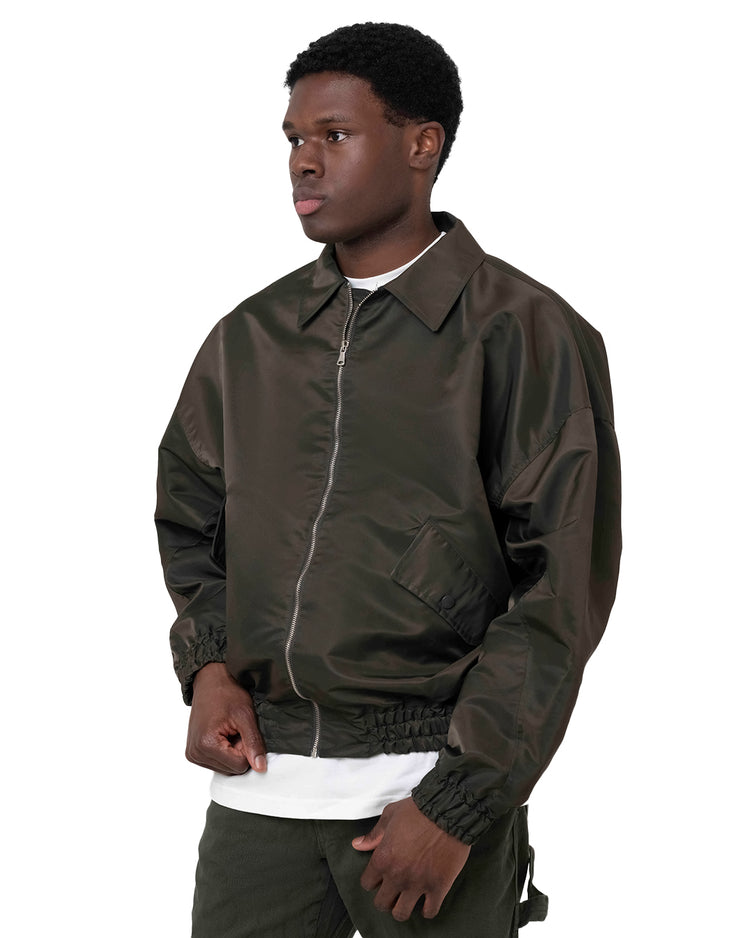 Why Not Brand Giubbino Con Slogan Cucito Retro