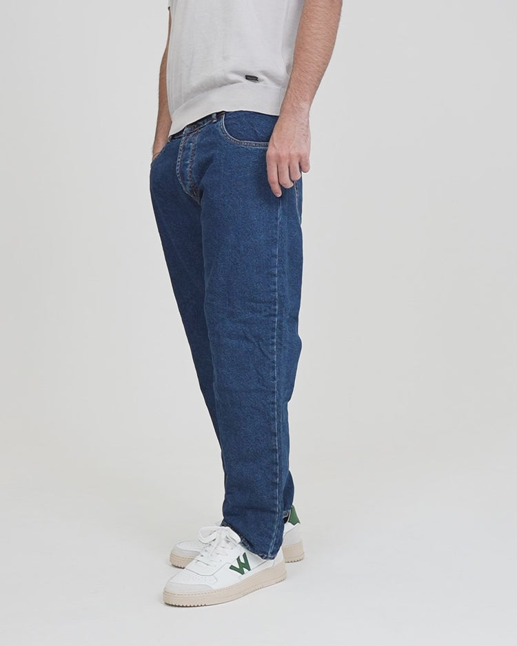 Why Not Brand Jeans Lavaggio Medio In Tela Fissa