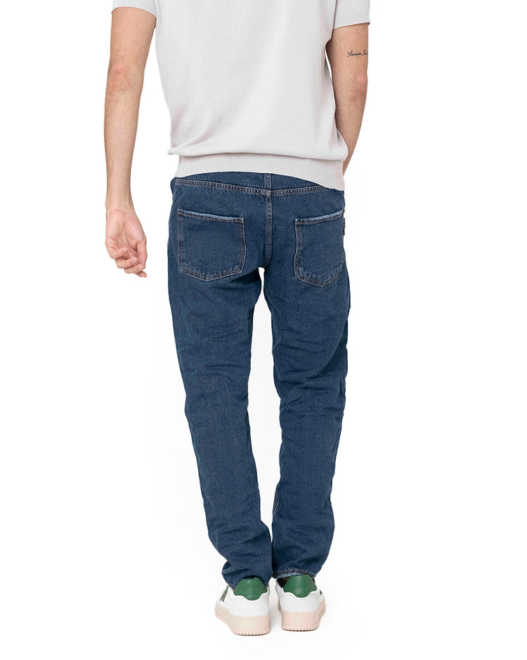 Why Not Brand Jeans Lavaggio Medio In Tela Fissa