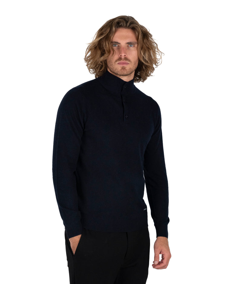 Why Not Brand Maglioncino Collo Alto Con Bottoni