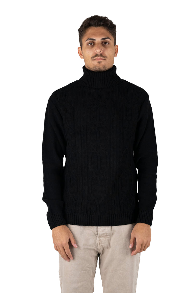 Why Not Brand Maglione A Coste Dolcevita