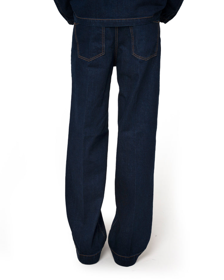 Why Not Brand Pantalone In Denim Blu Wash