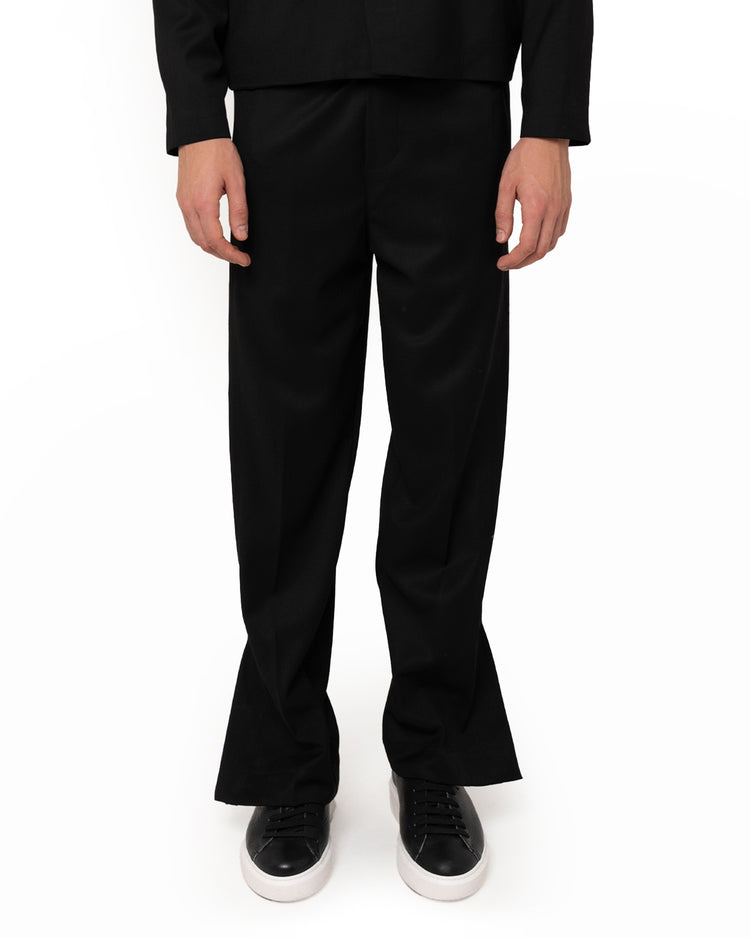 Why Not Brand Pantalone Loose Fit Con Zip Al Fondo