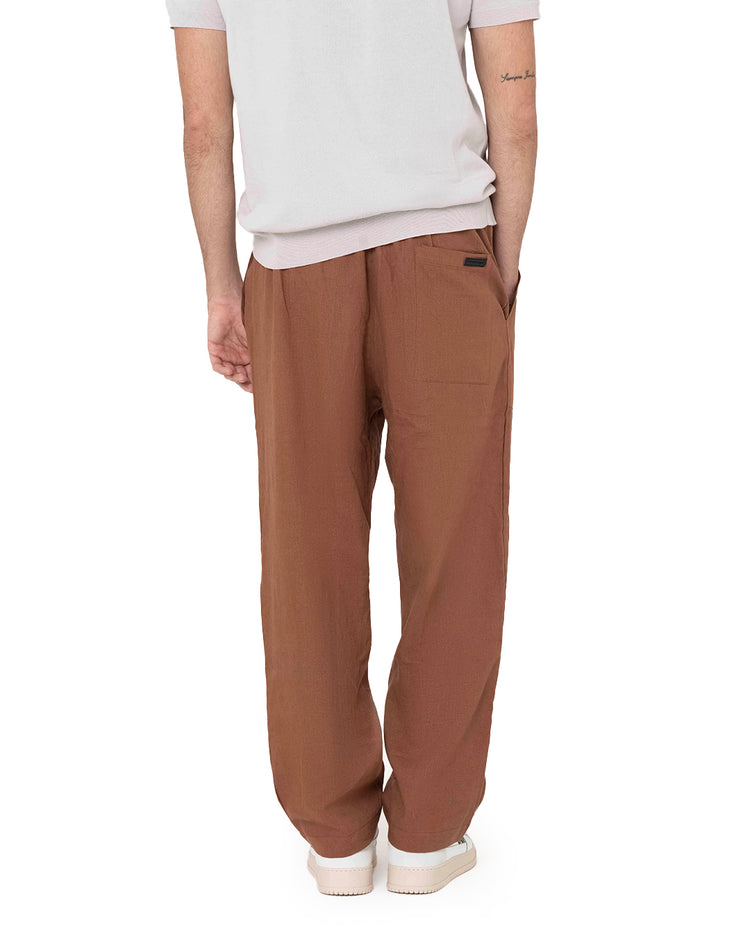 Why Not Brand Pantalone Loose Fit In Lino