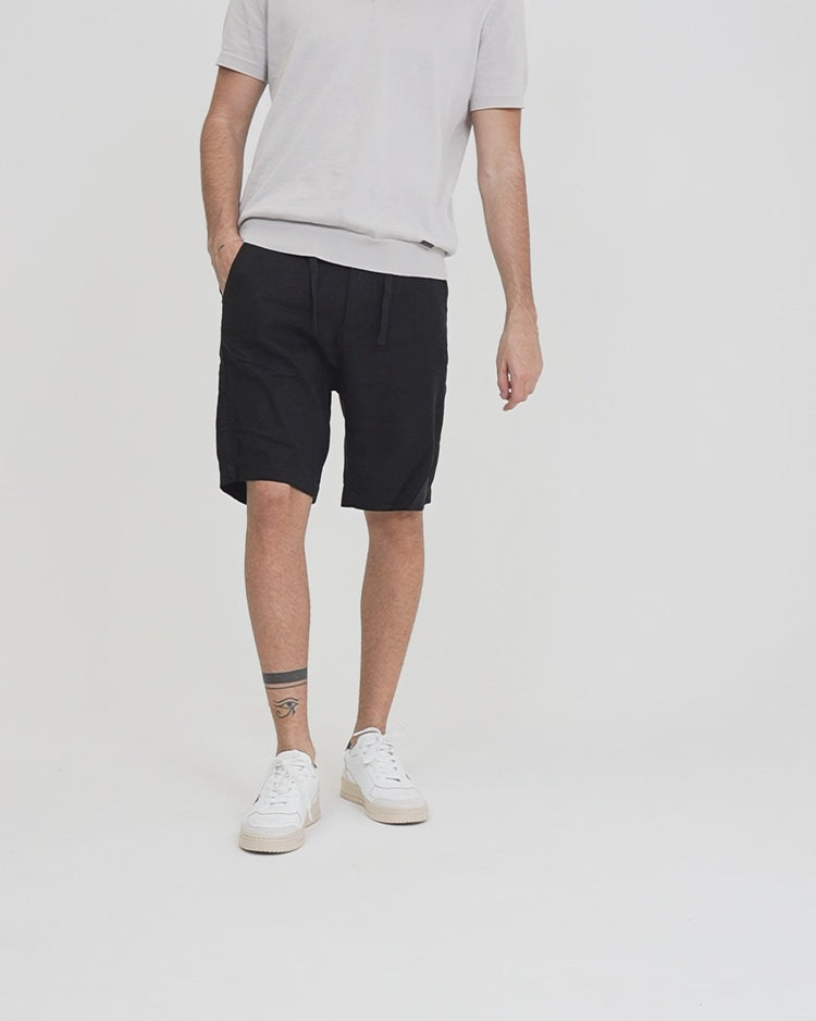 Why Not Brand Short In Lino Con Laccio In Vita