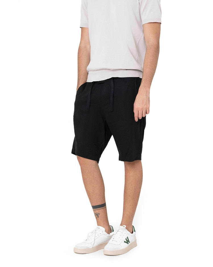 Why Not Brand Short In Lino Con Laccio In Vita