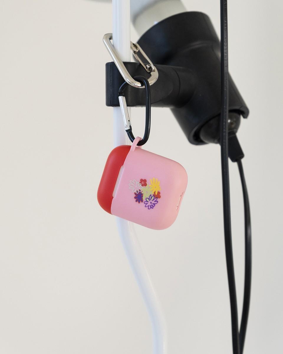 Wood'd AirPods Case Flowery Pink