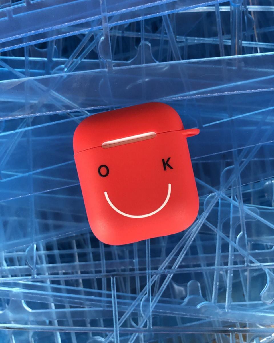 Wood'd AirPods Case OK Red