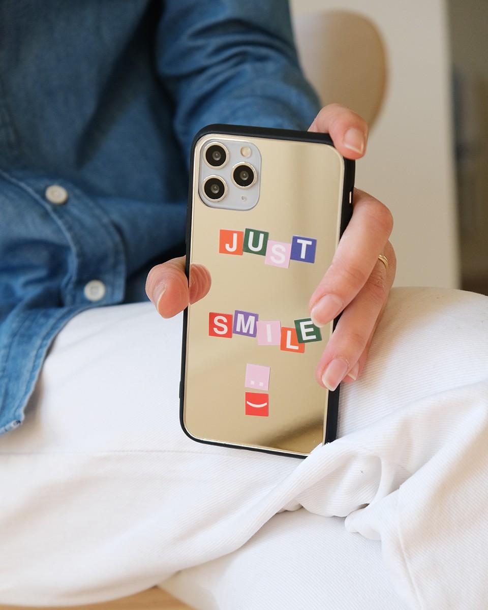 Wood'd Alphabet Mirror Case