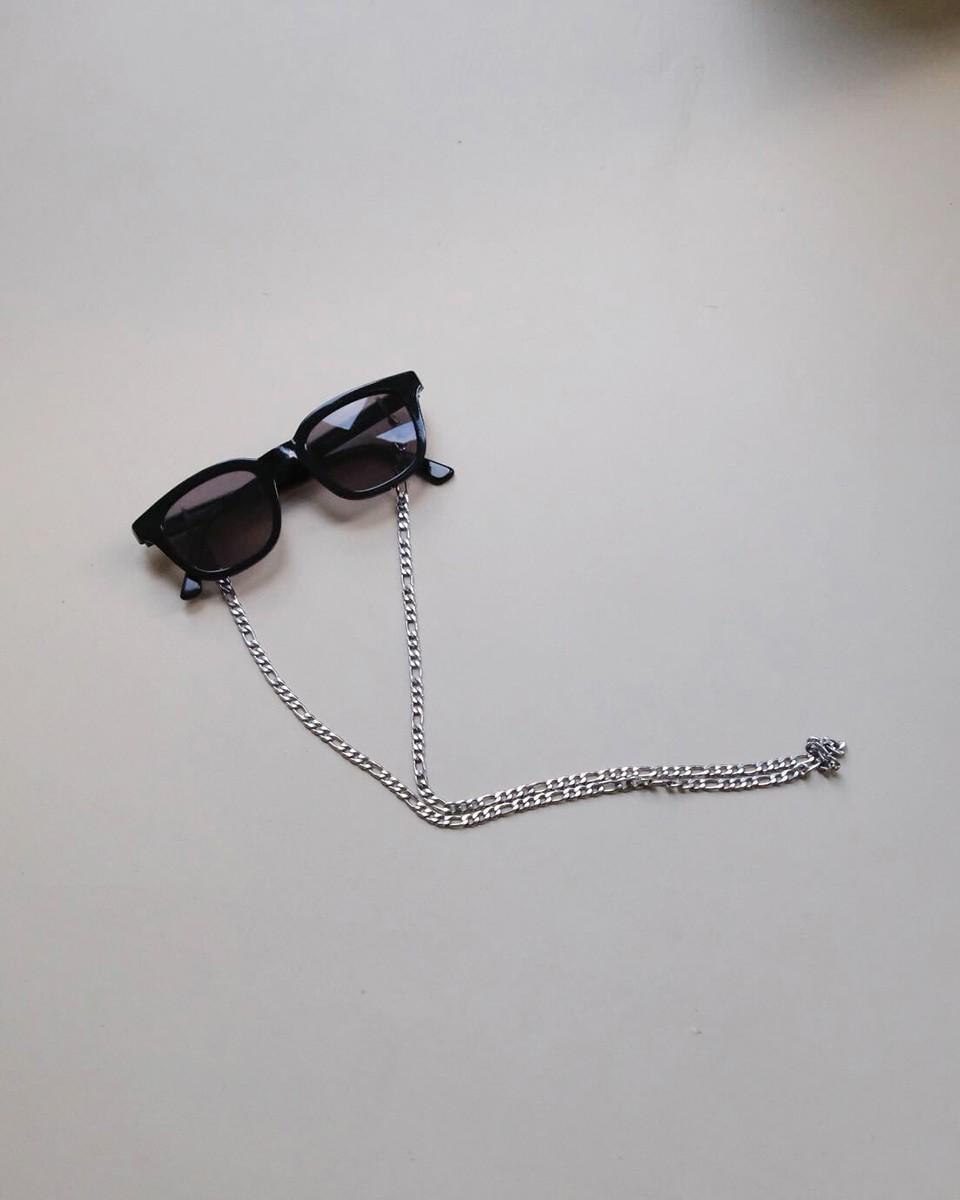 Wood'd Eyeglasses Lace Large Silvered