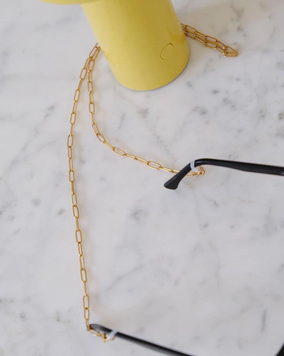 Wood'd Eyeglasses Lace Wide Golden