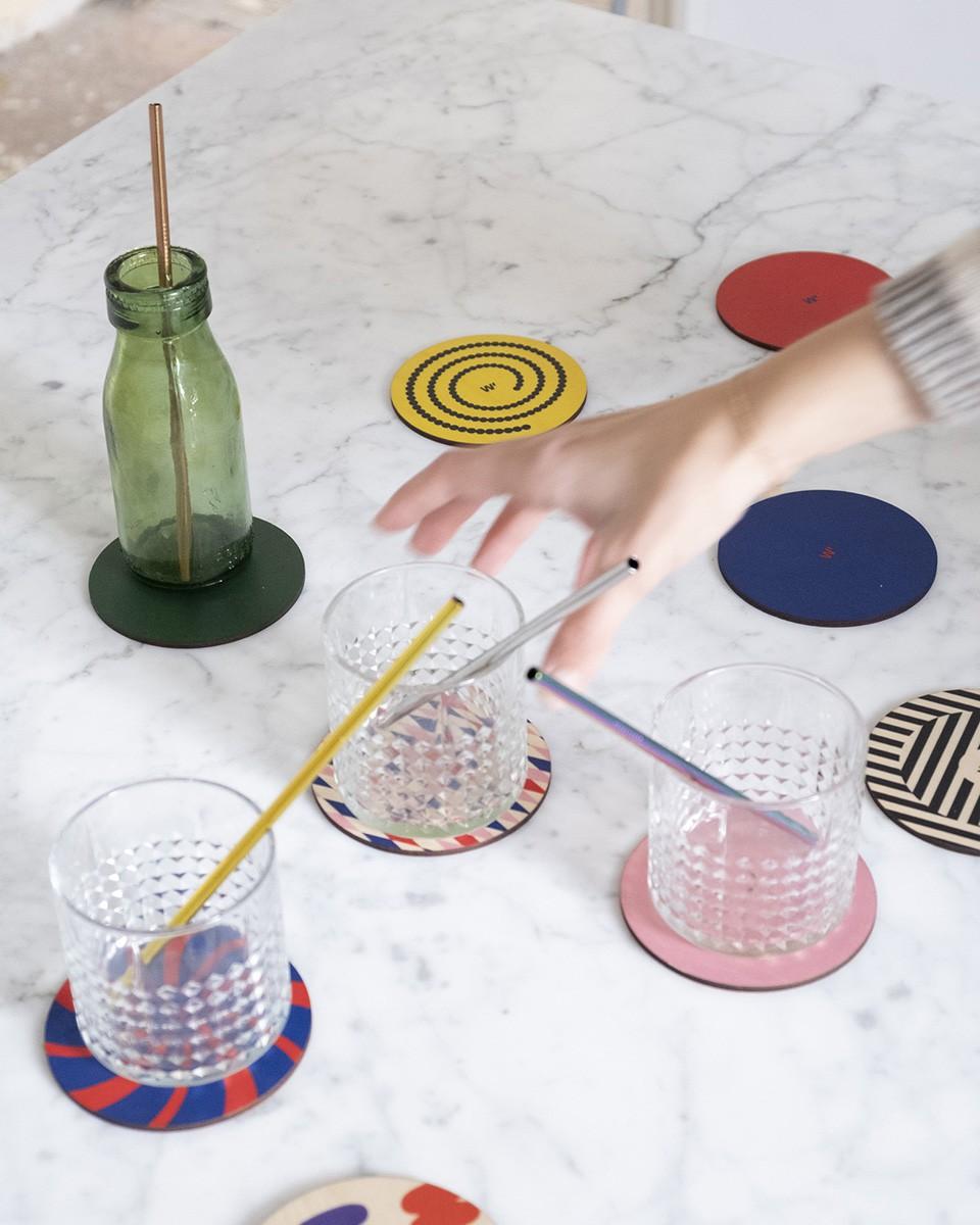 Wood'd FUNKY COASTERS SET