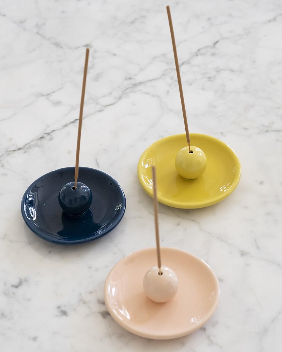 Wood'd INCENSE PLATE BLUE