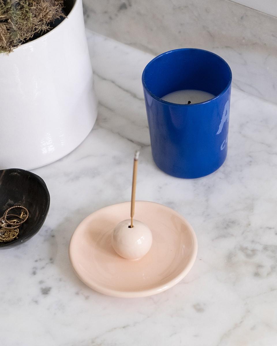 Wood'd INCENSE PLATE PINK