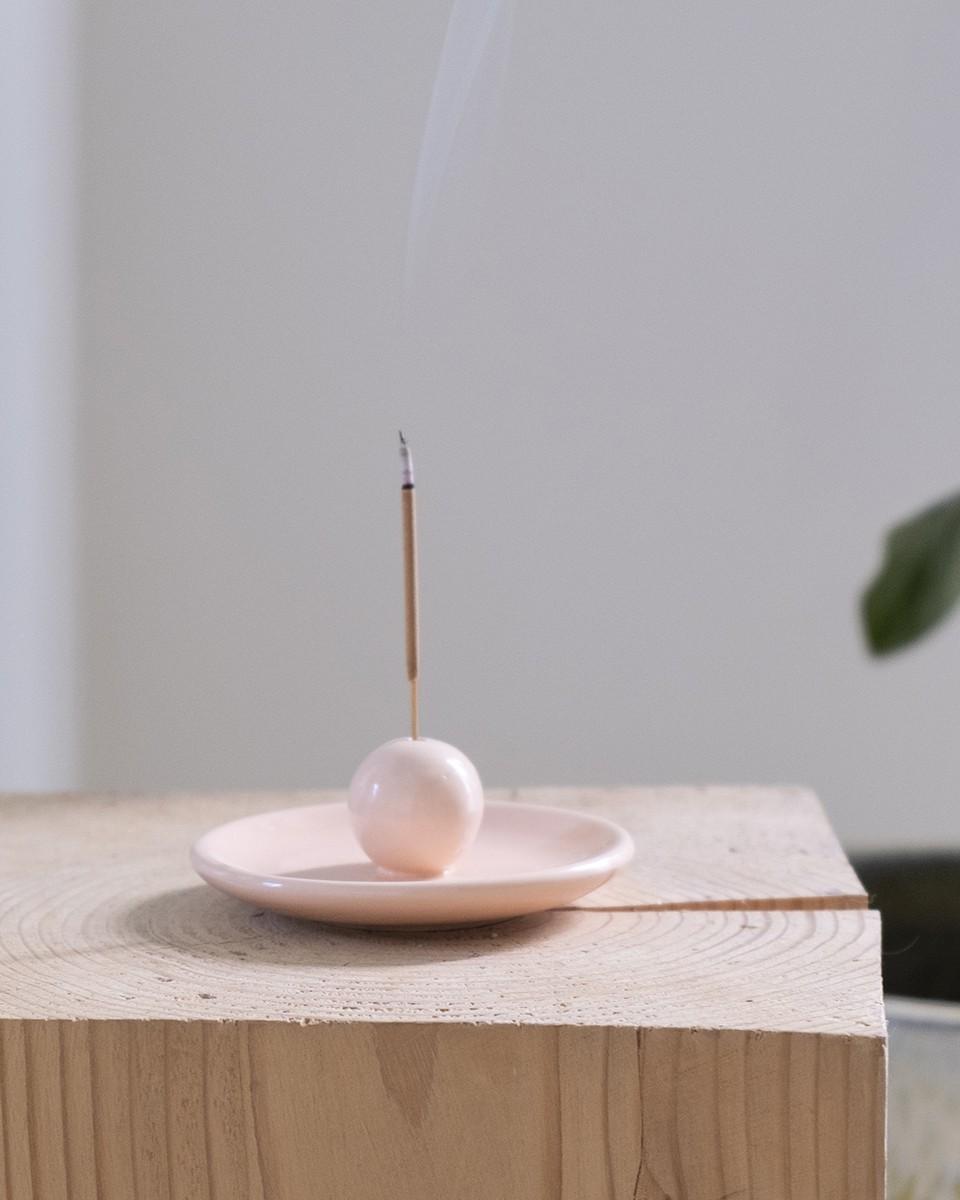 Wood'd INCENSE PLATE PINK