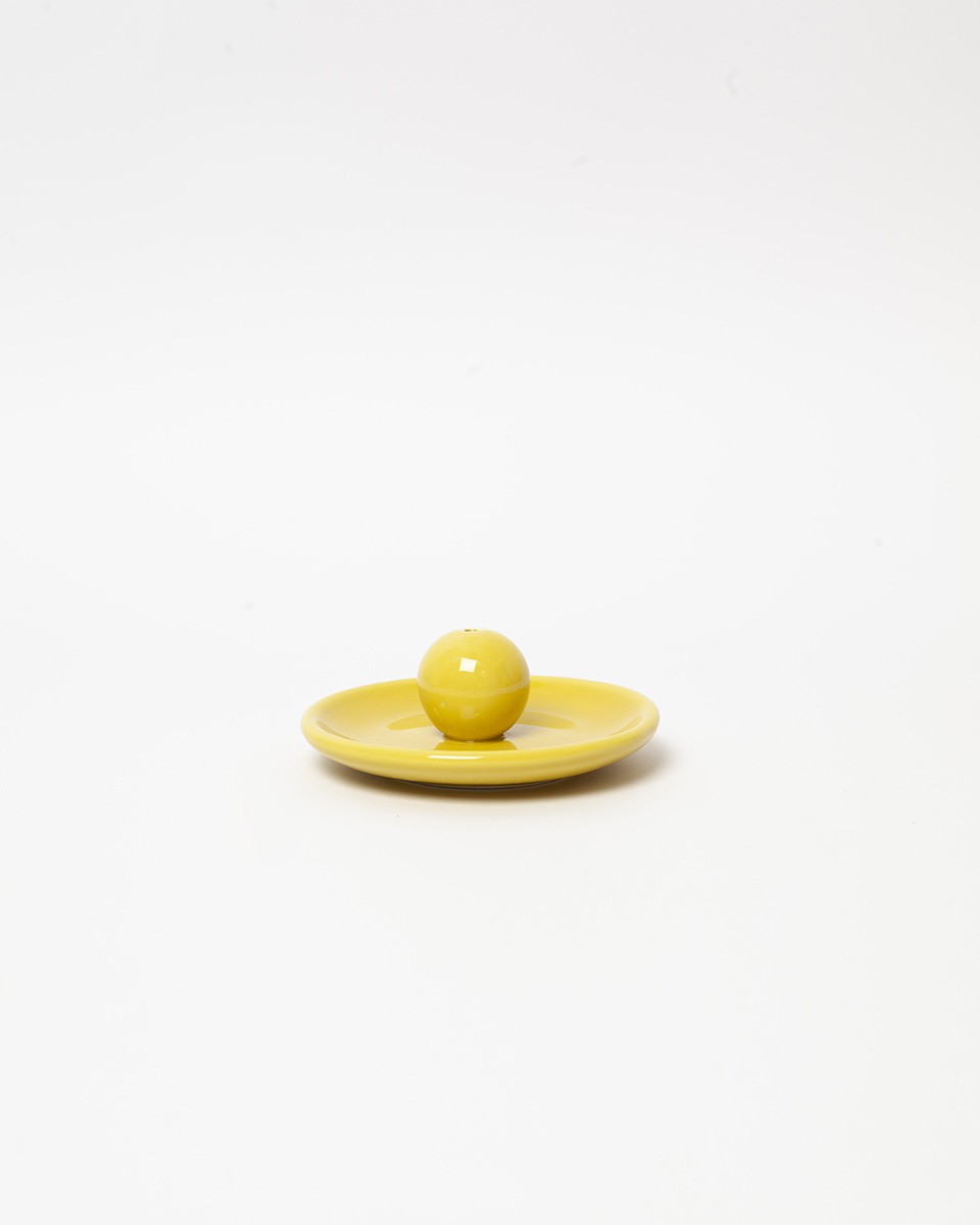 Wood'd INCENSE PLATE YELLOW