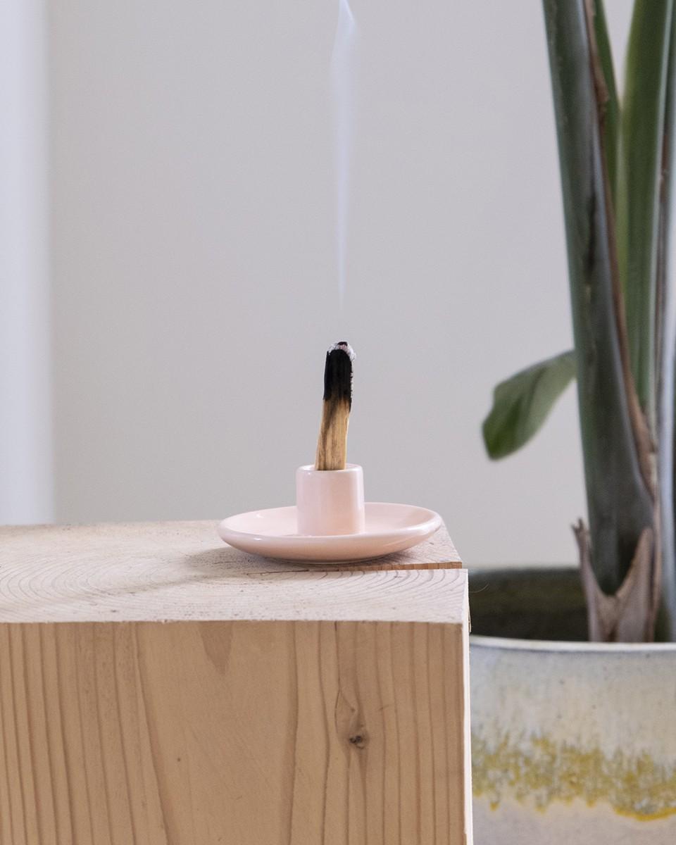 Wood'd PALO SANTO PLATE PINK