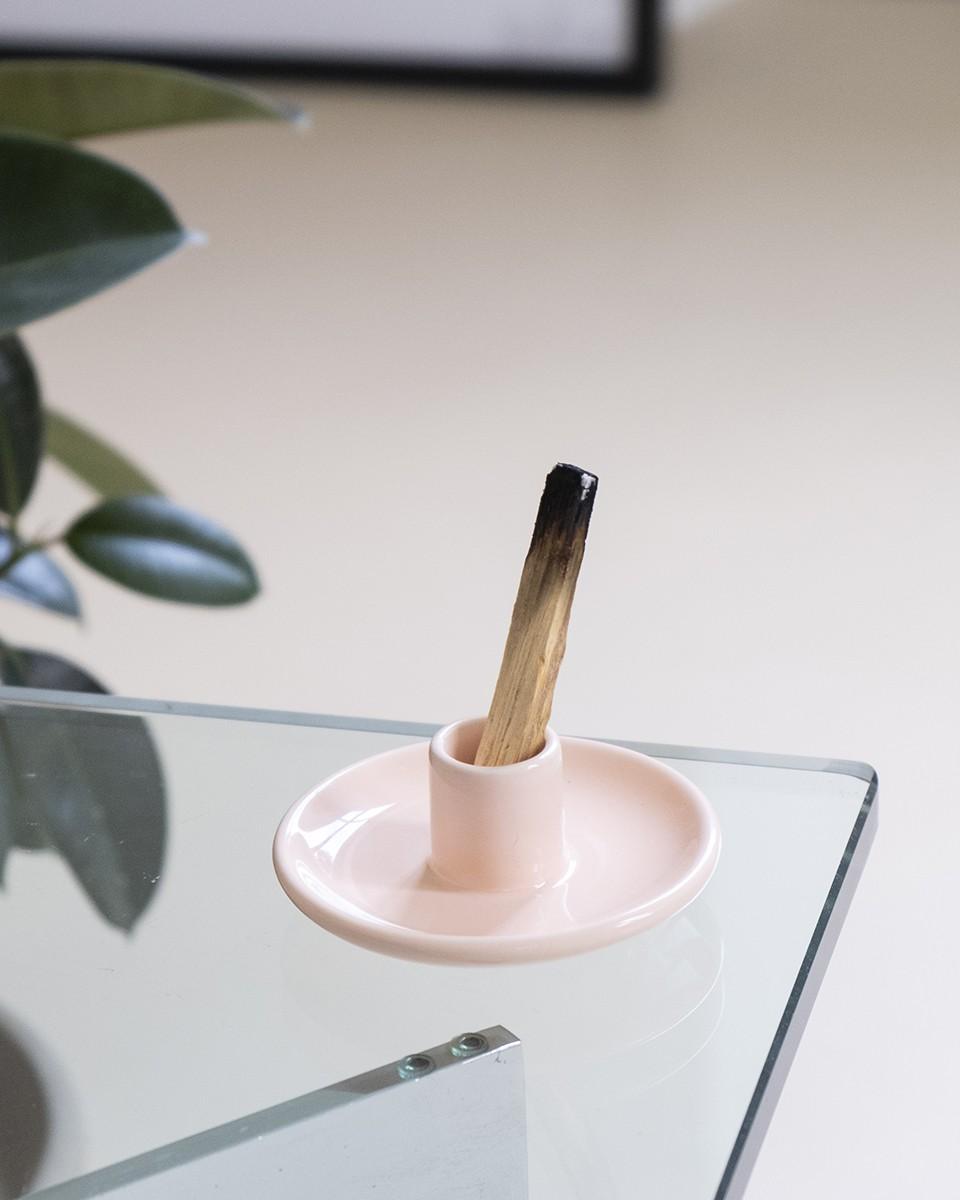 Wood'd PALO SANTO PLATE PINK